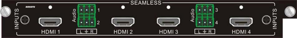 BERKATU柏卡图 4路HDMI无缝输入信号卡