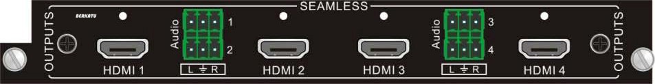 BERKATU柏卡图 4路HDMI无缝输出信号卡
